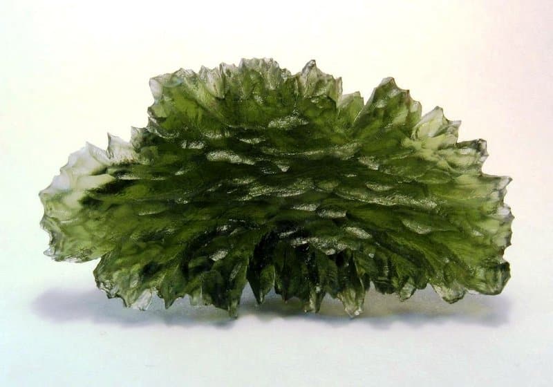 Moldavite from Besednice, Bohemia.