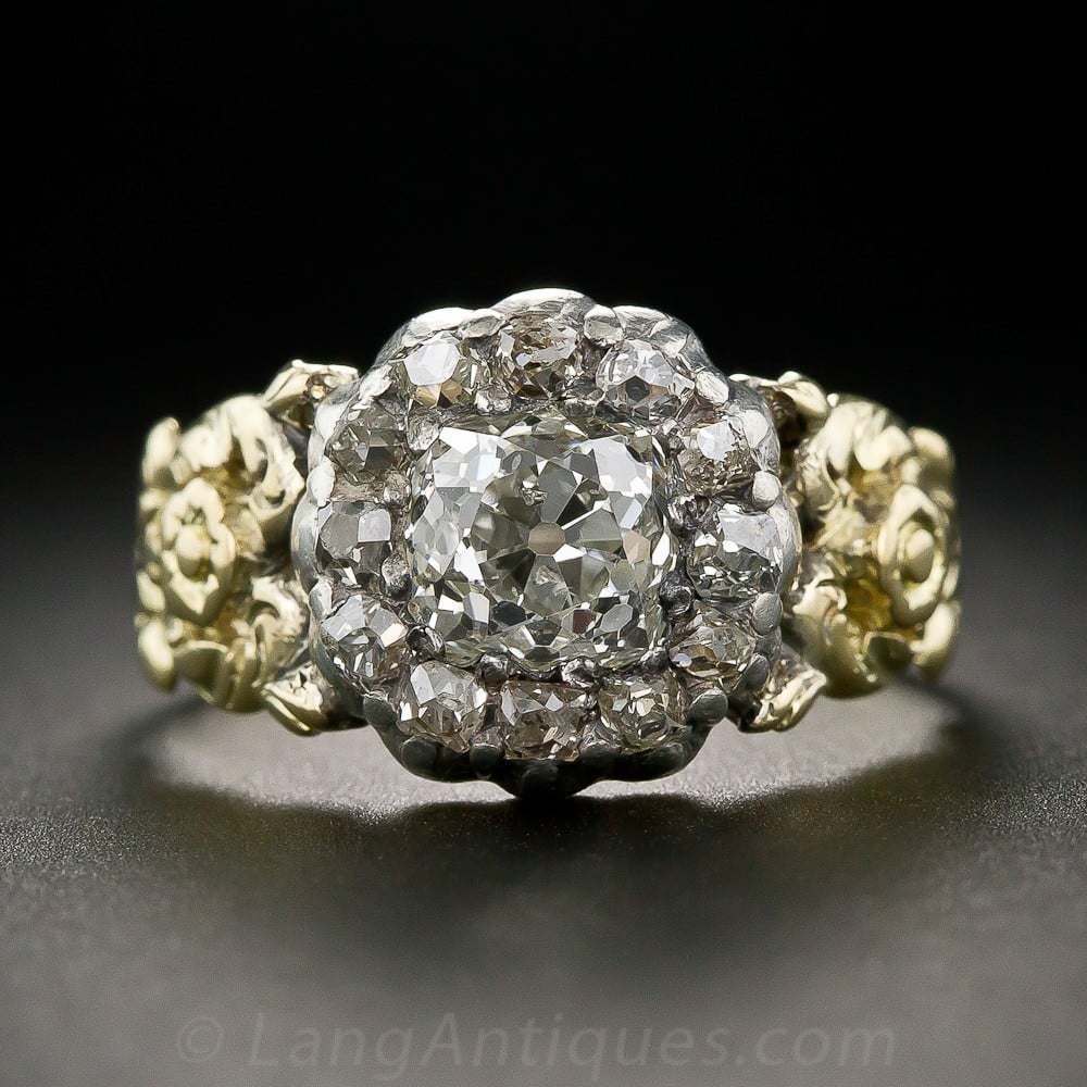 Victorian Diamond Engagement Ring.