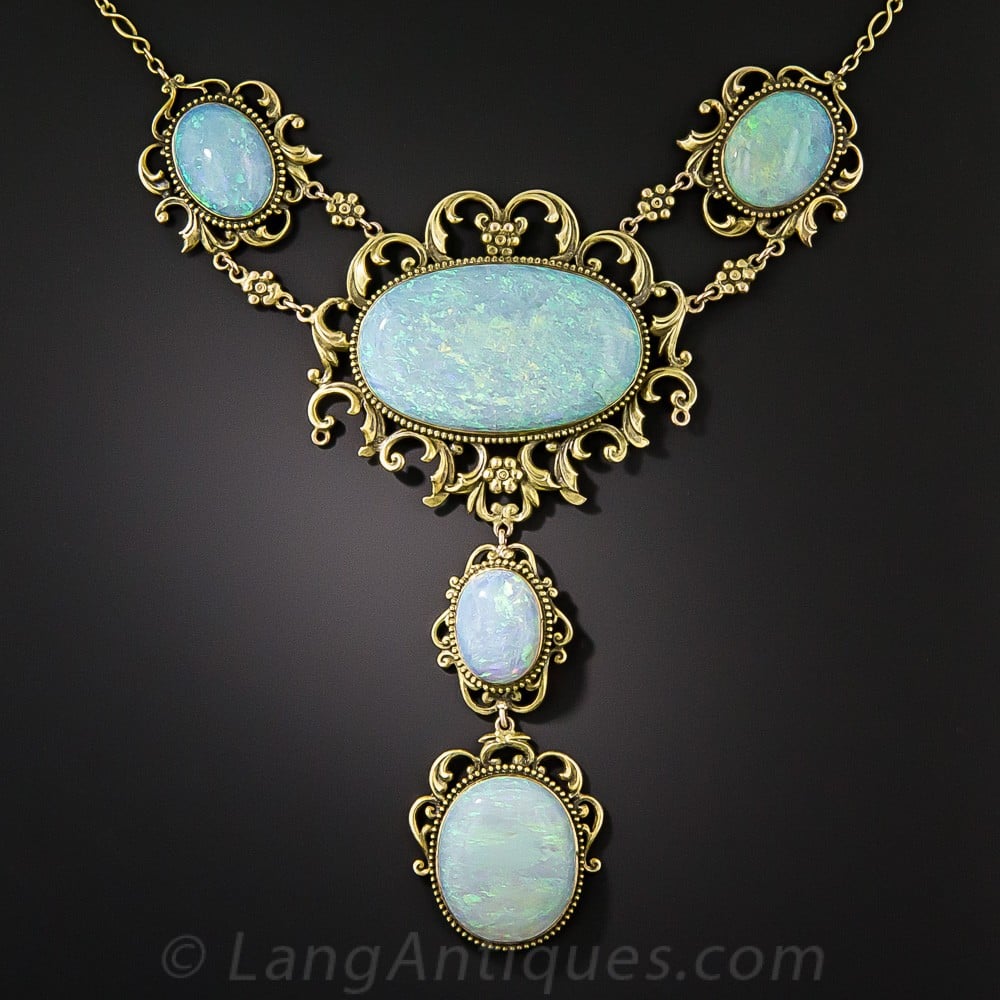 Victorian Opal Necklace.