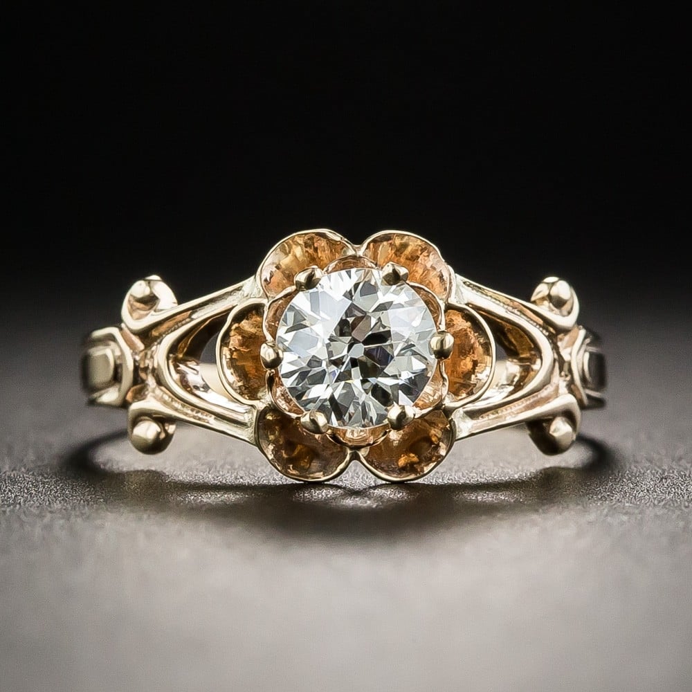 Victorian Diamond Engagement Ring.