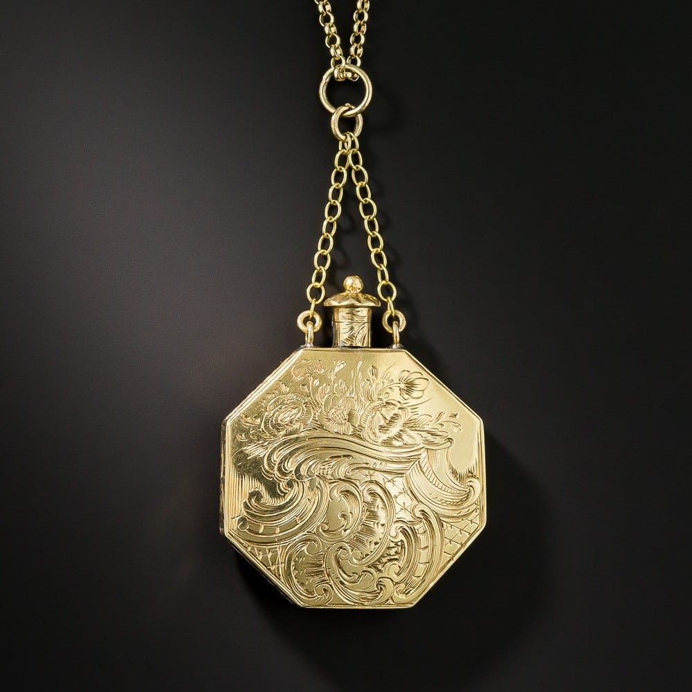 Victorian Ornament Brass Oxidized Jewelry Finding – Charm/Stamping, Made In USA