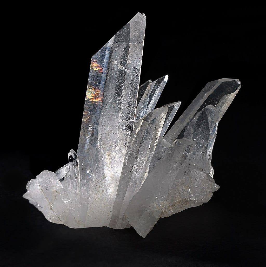 Quartz Crystal with Vitreous Luster.