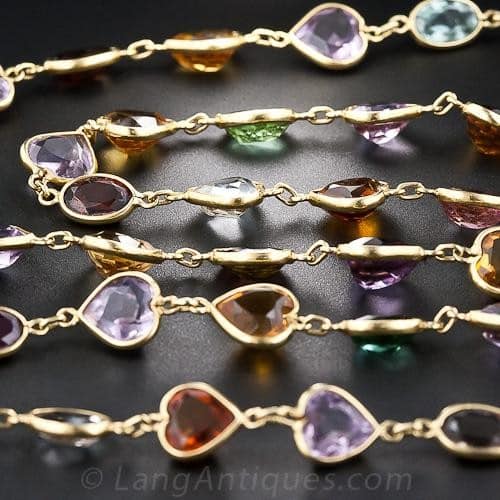 Multi-Gemstone Necklace.
