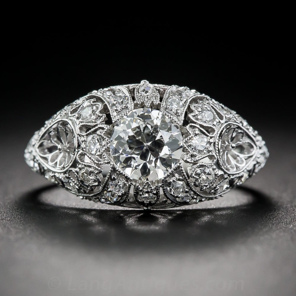 Edwardian Diamond Engagement Ring.