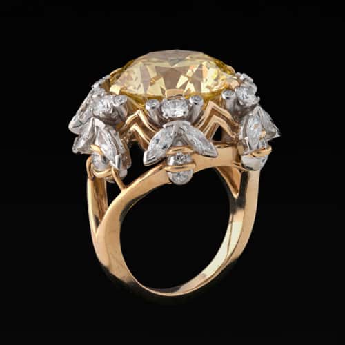 schlumberger-Bee-Ring | Antique Jewelry 