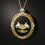 Pietra Dura Pendant/Brooch.