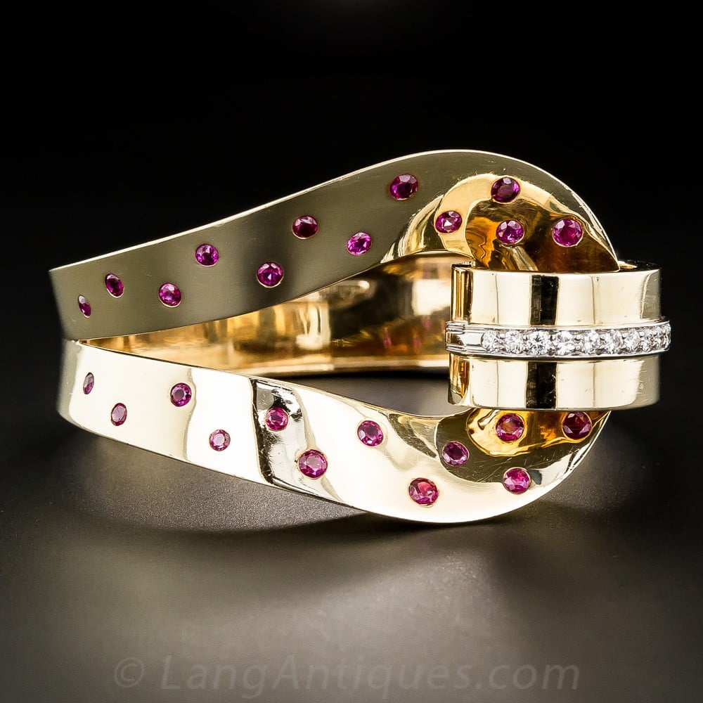 Trabert & Hoeffer-Mauboussin Ruby Bracelet.