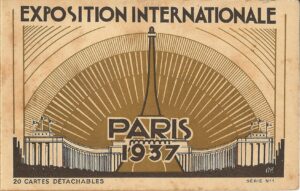 Exposition Internationale : Paris 1937 - 20 Cartes Détachables - Série n°1 - H. Chipault, Concessionnaire à Boulogne-sur-Seine (France).