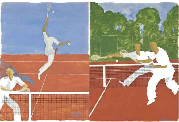 Tennis Posters by Raymond Templier. Photo Courtesy of Artnet.