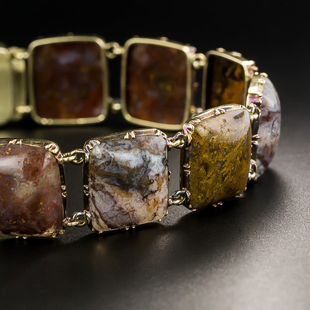 Antique Agate Bracelet.