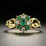 Georgian Emerald and Diamond Ring.