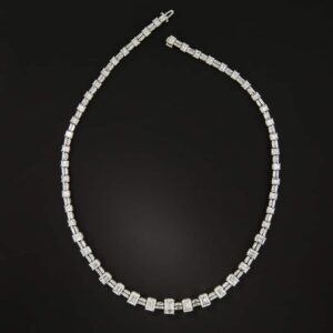 Mid-Century Diamond Necklace.