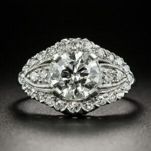 Mid-Century Diamond Engagement Ring.