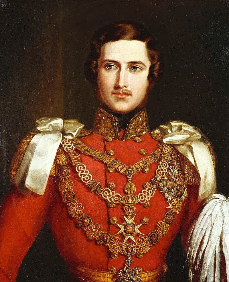 Prince Albert with Epaulettes and the Orders of the Golden Fleece, Bath, and Garter.
