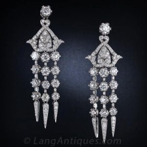 Diamond Chandelier "en Pampille" Earrings.