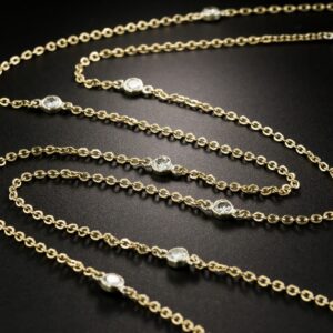 Diamonds by the Yard Cable Chain Necklace.
