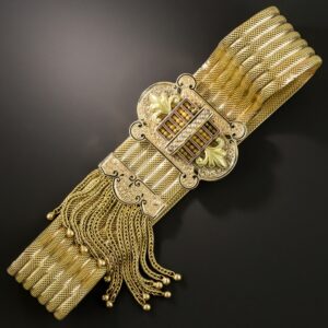 Victorian Slide Bracelet with Fringe.