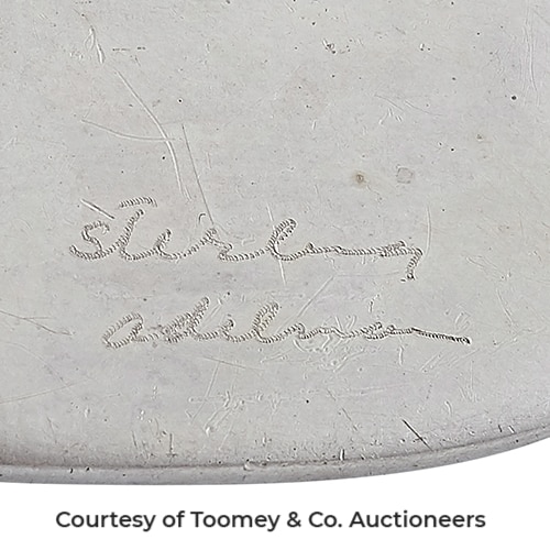 Adelman, Helen Scheier Maker's Mark Photo Courtesy of Toomey & Co. Auctioneers.