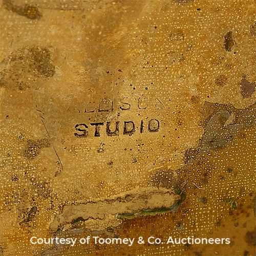 Allison Studio Maker's Mark Photo Courtesy of Toomey & Co. Auctioneers.