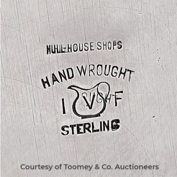 Hull House Shops Maker’s Mark  Photo Courtesy of Toomey & Co. Auctioneers