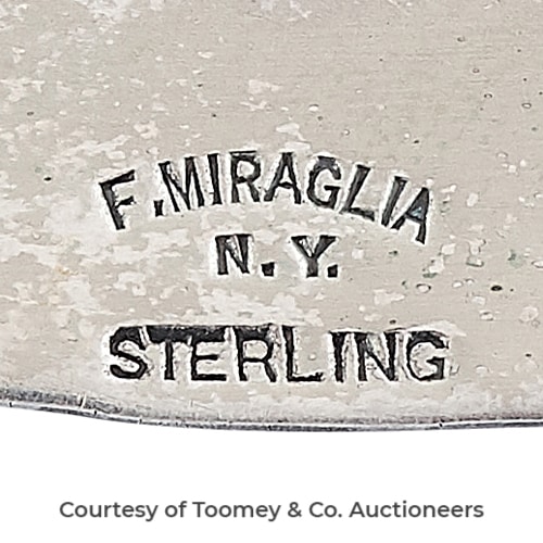Miraglia, Frank Maker’s Mark  Photo Courtesy of Toomey & Co. Auctioneers