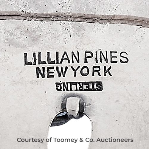 Pines, Lillian Maker's Mark Photo Courtesy of Toomey & Co. Auctioneers