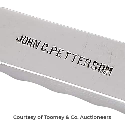 Petterson, John C. Maker's Mark Photo Courtesy of Toomey & Co. Auctioneers