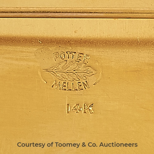 Potter & Mellen, Inc. Maker's Mark Photo Courtesy of Toomey & Co. Auctioneers
