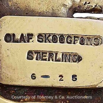 Skoogfors, Olaf Maker’s Mark  Photo Courtesy of Toomey & Co. Auctioneers