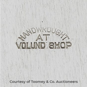 Volund Crafts Shop, The Maker’s Mark  Photo Courtesy of Toomey & Co. Auctioneeers