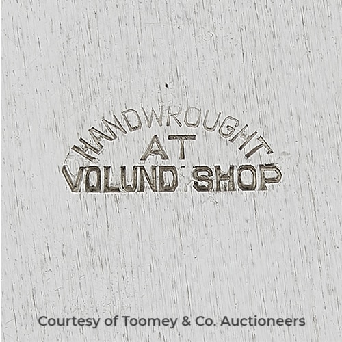 Volund Crafts Shop, The Maker's Mark Photo Courtesy of Toomey & Co. Auctioneeers