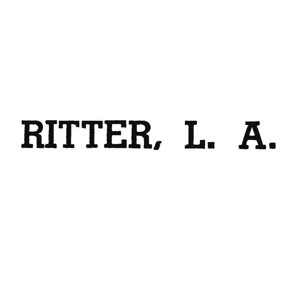 Allen, TV- Ritter Co., CW Maker's Mark