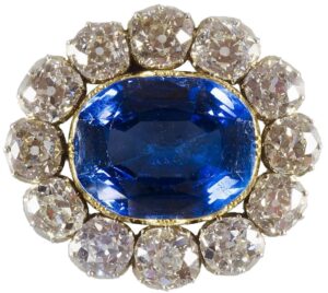 Queen Victoria's Sapphire and Diamond Wedding Brooch, a Gift from Albert.