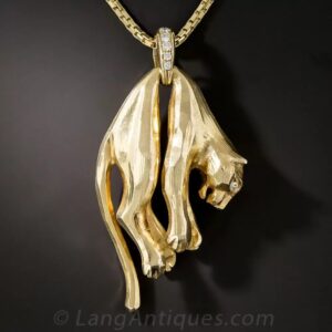 Cartier Panthère Pendant Necklace.