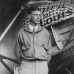Charles Lindbergh and the Spirit of St. Louis.