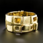 Modernist Gold Bracelet, Burle Marx.