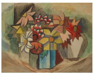 Cubist Painting, Bouquet de Fleurs, André Lhote (1885-1962). Photo Courtesy of Christies.