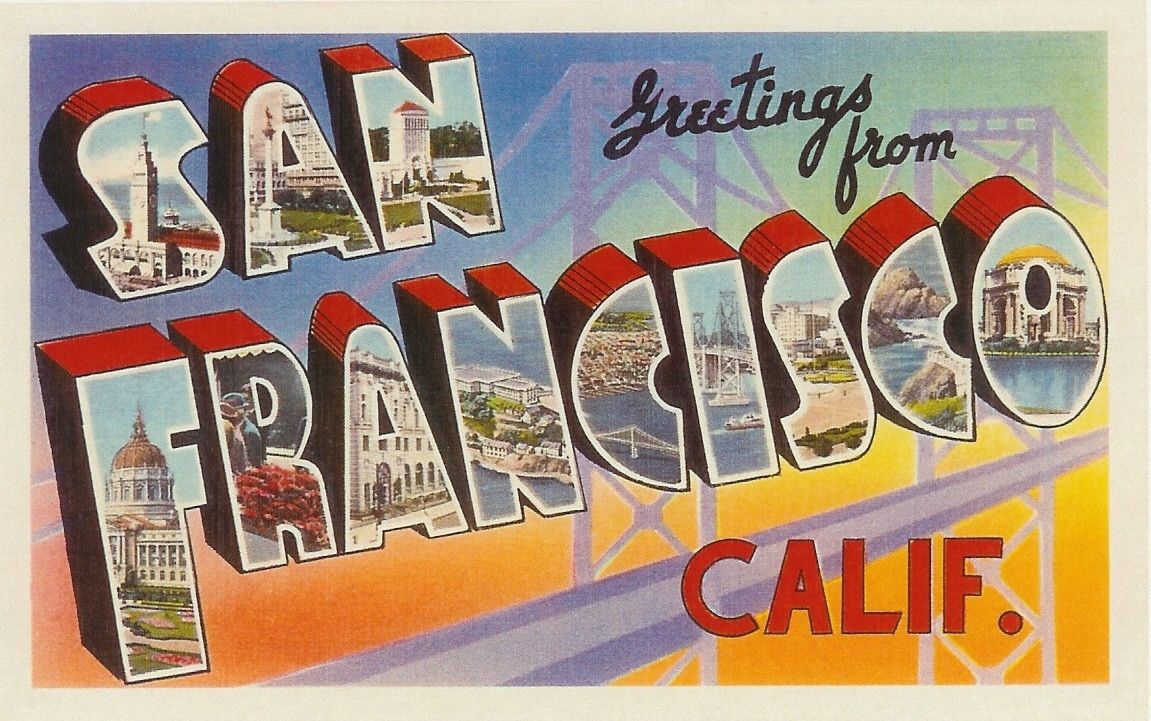 San Francisco Jewelers Postcard.