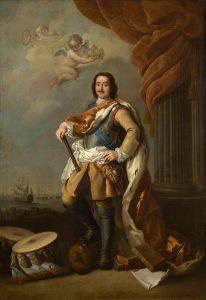 Portrait of Peter the Great by Pyotr Drozhdin, 1795.