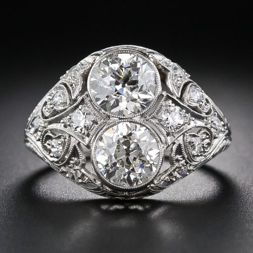 Edwardian Toi et Moi Diamond Ring.