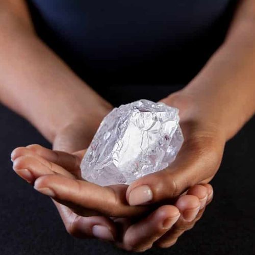 1,109-Carat Diamond, Lesedi La Rona, from the Lucara Mine, Botswana. Photo Courtesy of the New York Times.