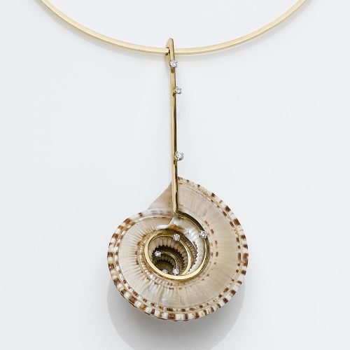 Gold and Diamond “Supershell” Necklace, Grima, 1972. Photo Courtesy of Bonhams. Gold and Diamond "Supershell" Necklace, Grima, 1972. Photo Courtesy of Bonhams.
