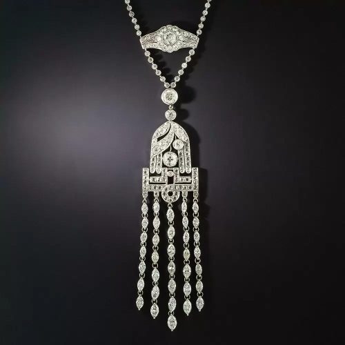Art Deco Diamond Necklace Lang Blog