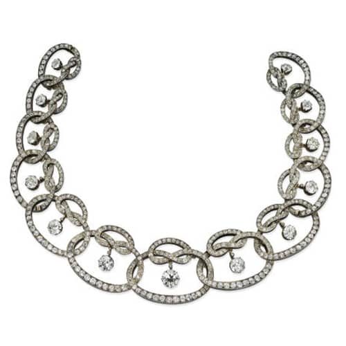 Belle Epoque Diamond Necklace, Lacloche Frères. Photo Courtesy of Christie's.