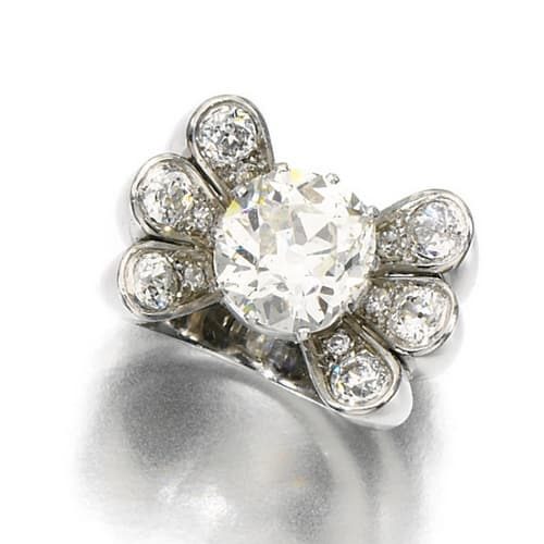 René Boivin Art Deco Diamond Ring, c.1933. Photo Courtesy of Sotheby's.