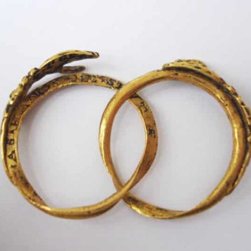 An Example of an Open Gimmel Fede Ring. © The Trustees of the British Museum.