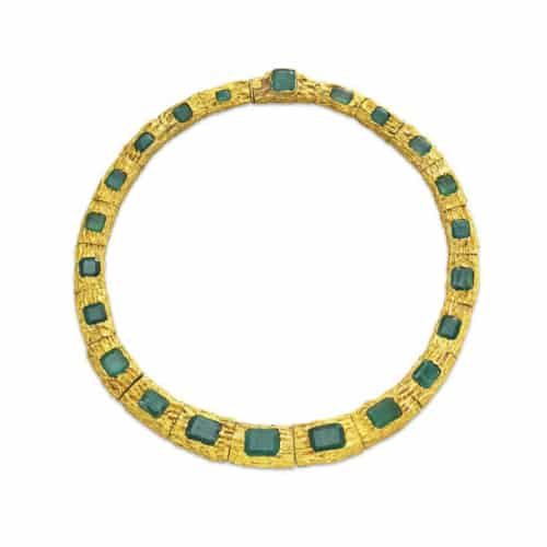 Flato Emerald Necklace, Zona Rosa Era, c.1980 Photo Courtesy of Christie’s.