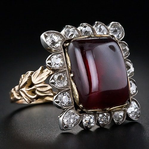 Georgian/Victorian Garnet Ring.