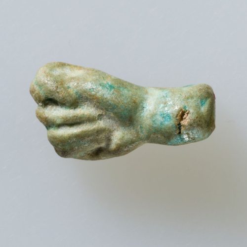 Higa (Figa) of Pale Green Faience from the Roman Period, 1st - 4th Century. Courtesy of the Metropoliton Museum of Art.
