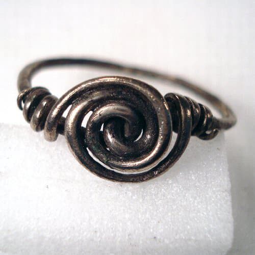 Medieval Silver Spiral Ring c.5th Century (late)-7th Century (early) © The Trustees of the British Museum